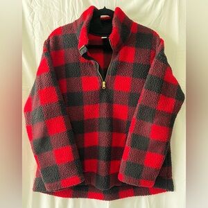 Old Navy Sherpa Quarter Zip Size L